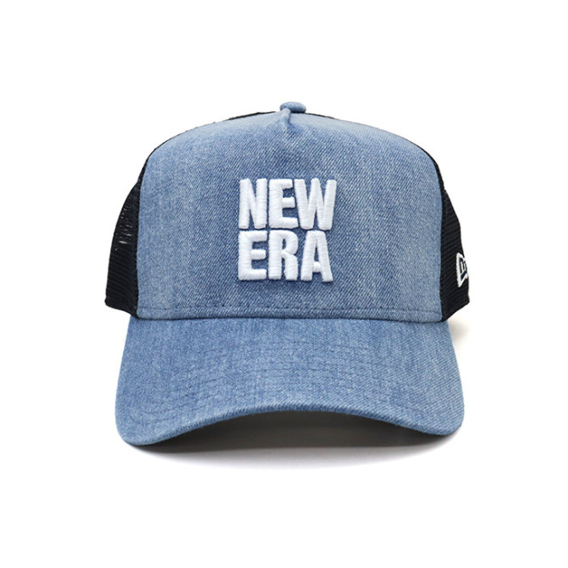 ニューエラ キャップ 9FORTY A-Frame トラッカー Denim スクエア