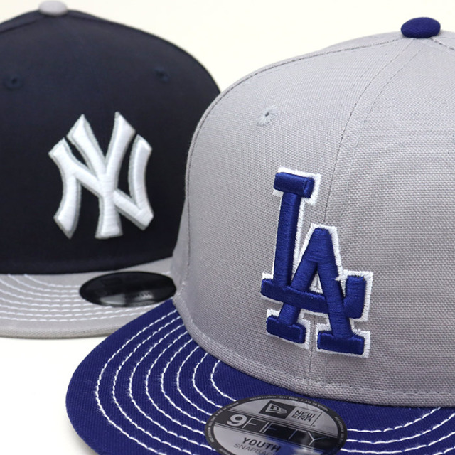 ニューエラ キッズ キャップ Youth 9FIFTY Duck Canvas MLB