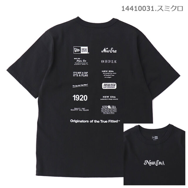 ニューエラ 半袖 ウォッシュド コットン Tシャツ Logo Archive