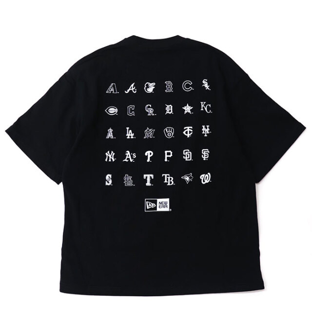 Newera■MLB シャドウ T-shirt■送料込 NEW ERA ニューエラ 半袖 オーバーサイズド コットン Tシャツ