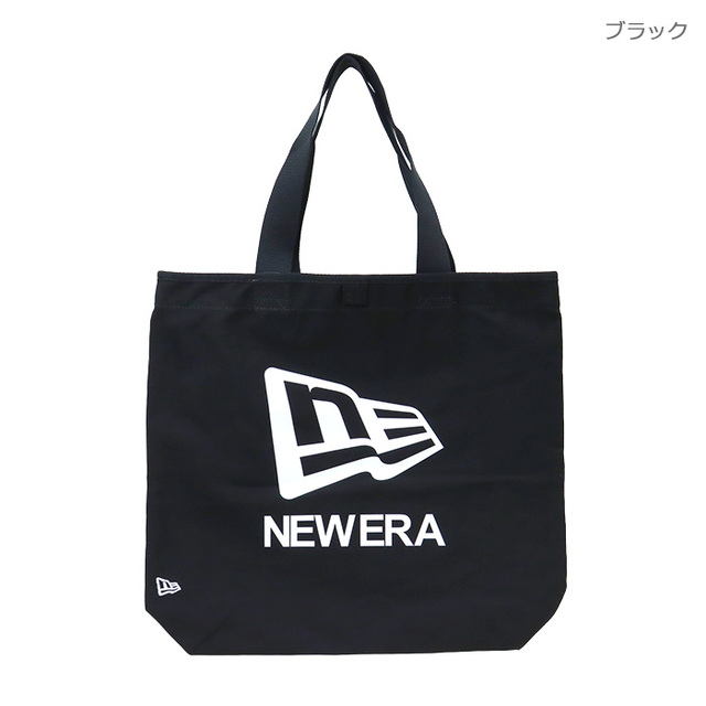 NEW ERA&reg; ニューエラ バッグ Canvas Tote F and W キャンバストート 14L フラッグロゴ アイボリー 14521353 ブラック 14521354