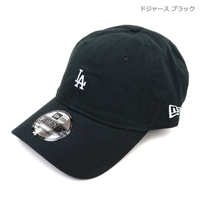 NEW ERA&reg; ニューエラ キャップ 9TWENTY MLB バッターマンロゴ メタルバックル 14668021 14668023 14668024/1466 8024.ドジャース ブラック