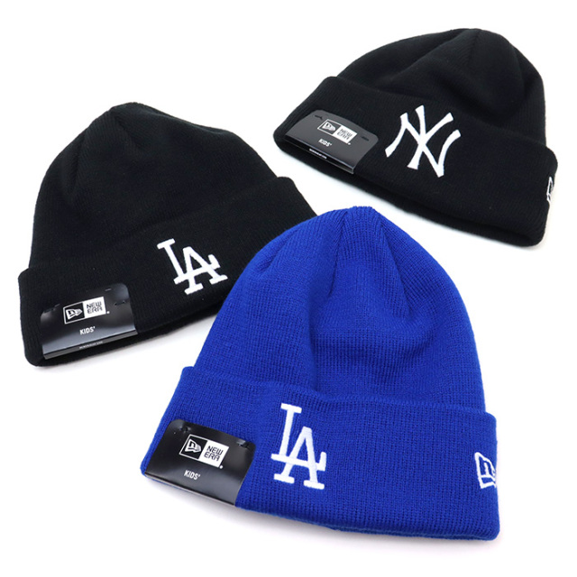 NEW ERA,ニューエラ,キッズ,ニットキャップ,ベーシックカフニット