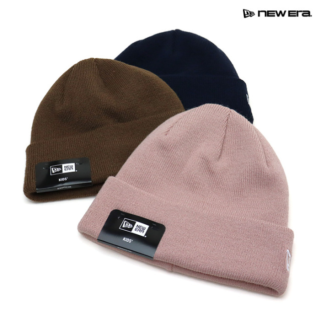 NEW ERA,ニューエラ,キッズ,ニットキャップ,ベーシックカフニット
