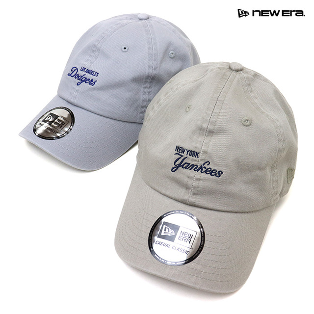 NEW ERA&reg; ニューエラ キャップ Casual Classic カジュアルクラシック MLB テキストロゴ 14744732 14744734