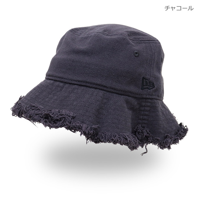 NEW ERA&reg; ニューエラ ハット Bucket 01 バケット01 Cut Off Bucket カットオフバケット 14744783 14744784/1474 4783.チャコール
