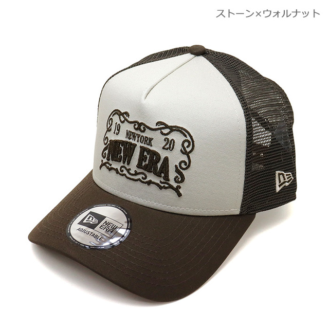 NEW ERA&reg; ニューエラ キャップ 9FORTY A-Frame トラッカー Frame Logo フレームロゴ 14744924 14744926