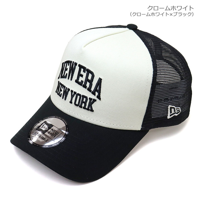 NEW ERA&reg; ニューエラ キャップ 9FORTY A-Frame トラッカー College Logo 14744930 14744932 14744933/1474 4932.クロームホワイト