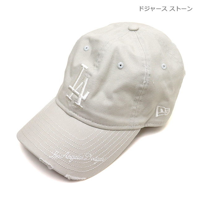 NEW ERA&reg; ニューエラ キャップ 9TWENTY MLB Visor Logo バイザーロゴ ダメージ 14745045 14745078 14745079/1474 5078.ドジャース ストーン