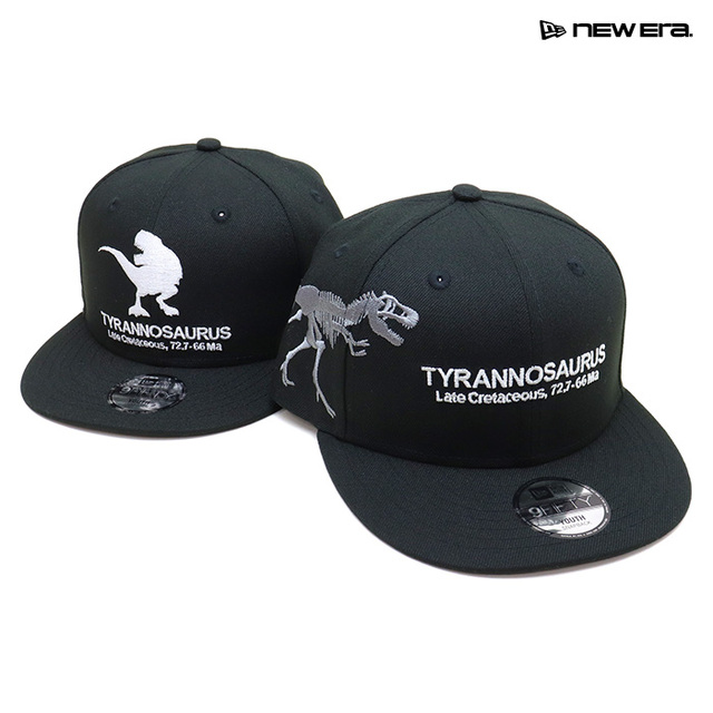 NEW ERA&reg; ニューエラ キッズ キャップ Youth 9FIFTY Tyrannosaurus ティラノサウルス ユースモデル シルエット14746962 化石 14746963