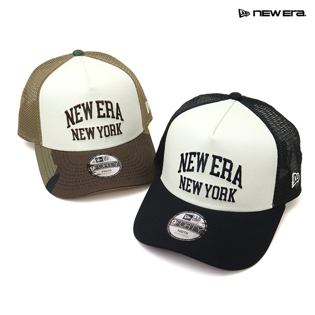 NEW ERA® ニューエラ キッズ キャップ Youth 9FORTY A-Frame トラッカー College Logo 14747015 14747016