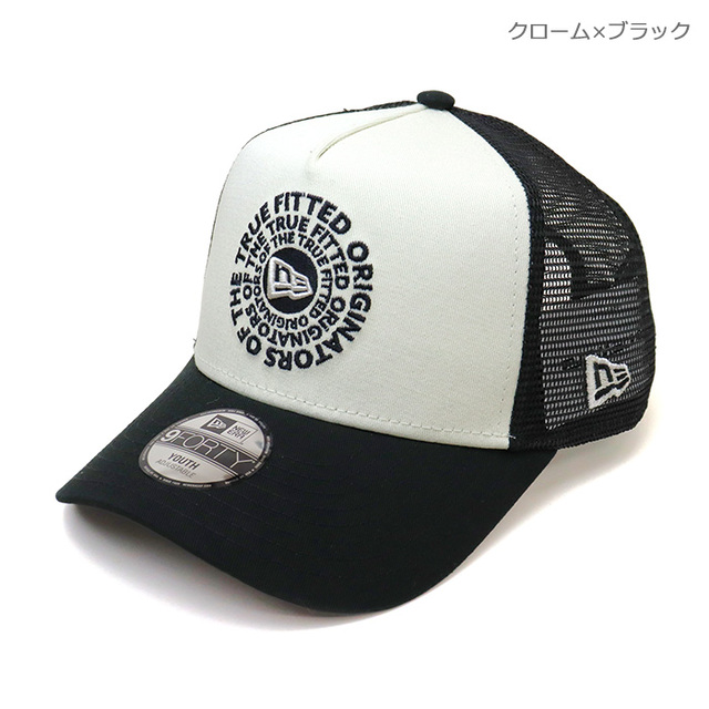 NEW ERA&reg; ニューエラ キッズ キャップ Youth 9FORTY A-Frame トラッカー Circle OOTTF 14747021 14747022