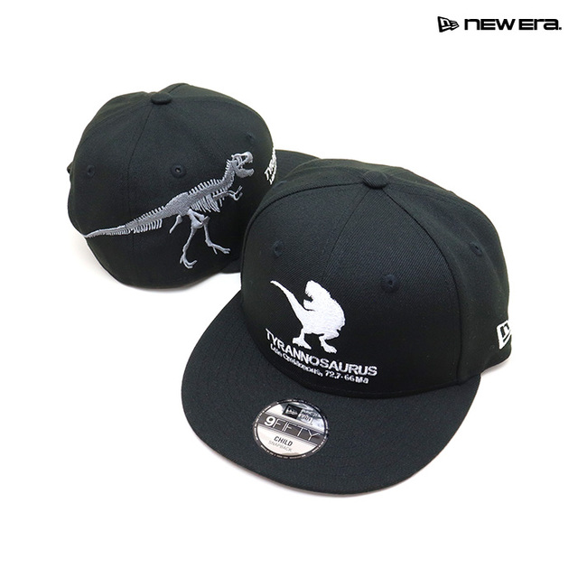NEW ERA&reg; ニューエラ キッズ キャップ Child 9FIFTY Tyrannosaurus ティラノサウルス チャイルドモデル シルエット 14747321 化石 14747322
