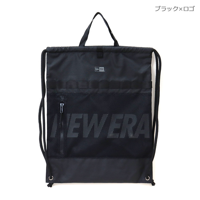 NEW ERA&reg; ニューエラ バッグ Day Sack 150D デイサック 150D ブラック×ロゴ 14750913 ブラック 14750914