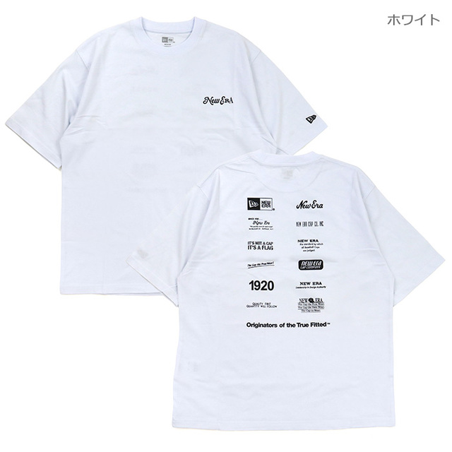 NEW ERA&reg; ニューエラ Tシャツ SS Oversized Cotton Tee 半袖 オーバーサイズド コットン Tシャツ Logo Archive ロゴアーカイブ 14856671 14856672 14856674