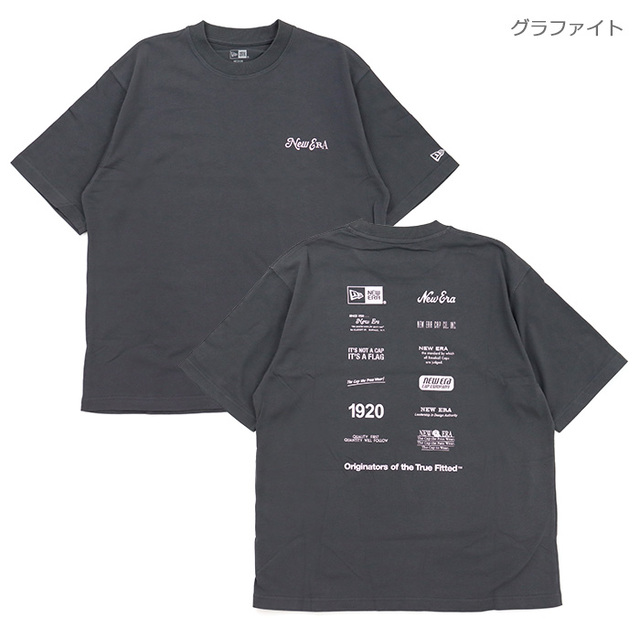 NEW ERA&reg; ニューエラ Tシャツ SS Oversized Cotton Tee 半袖 オーバーサイズド コットン Tシャツ Logo Archive ロゴアーカイブ 14856671 14856672 14856674