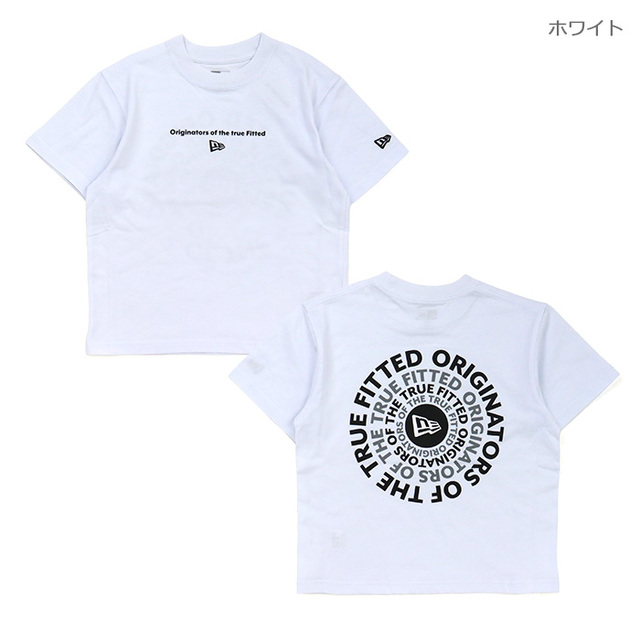 NEW ERA&reg; ニューエラ キッズ Tシャツ Youth SS Cotton Tee 半袖 コットン Tシャツ Circle OOTTF ロゴ 14865834 14865835 14865836