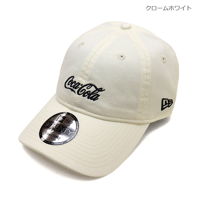 NEW ERA&reg; ニューエラ キャップ 9TWENTY Coca-Cola コカ・コーラ 15154852 15154853/1515 4852.クロームホワイト