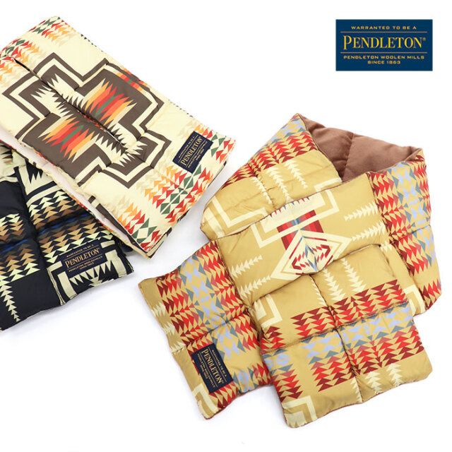 公式ファッションブランド通販サイト PENDLETON マフラー UCダウン Muffler Down UC ペンドルトン アウトドア寝具