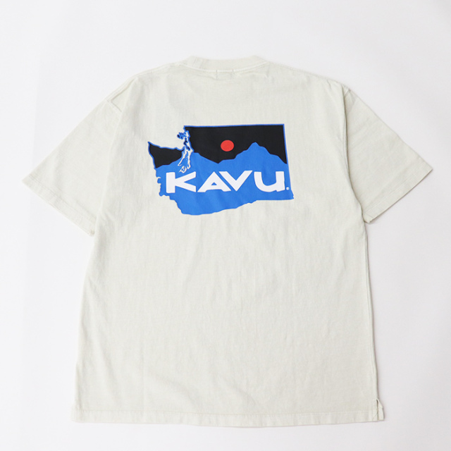 KAVU カブー カブー メンズ ワシントンマップ ショートスリーブTシャツ 19822011