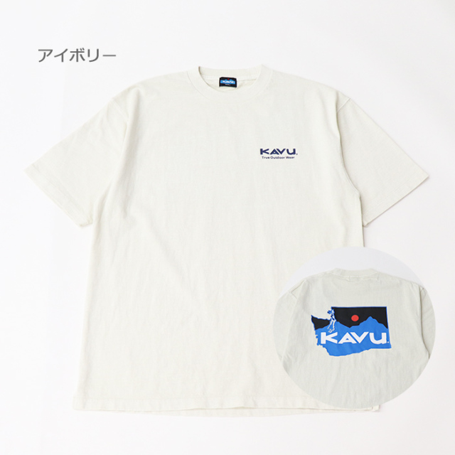 KAVU カブー カブー メンズ ワシントンマップ ショートスリーブTシャツ 19822011