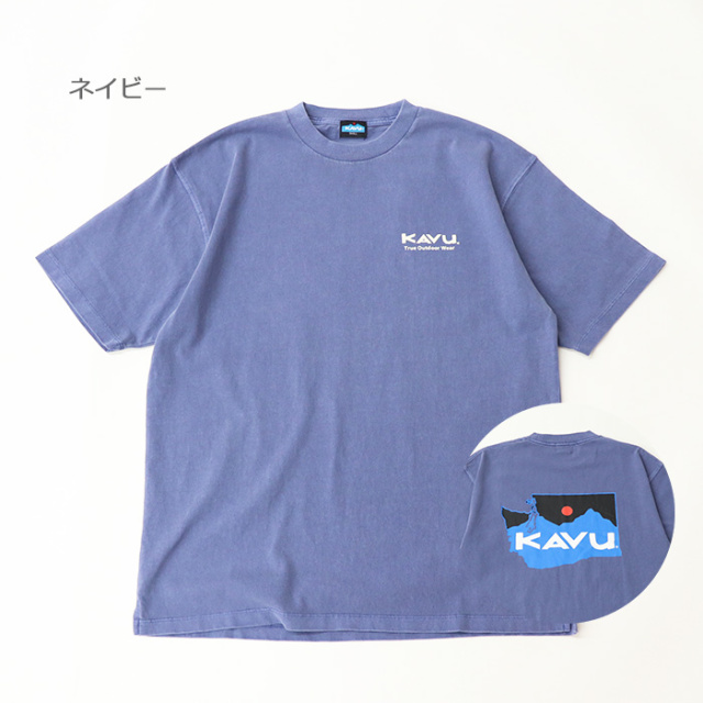 KAVU カブー カブー メンズ ワシントンマップ ショートスリーブTシャツ 19822011