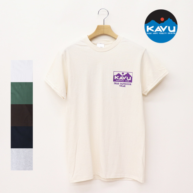 KAVU カブー カブー メンズ トゥルーロゴ Tシャツ 19822032