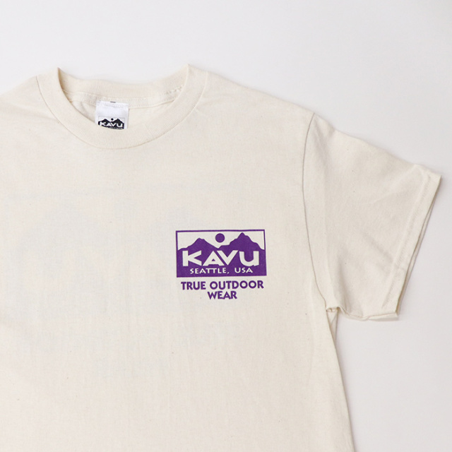 KAVU カブー カブー メンズ トゥルーロゴ Tシャツ 19822032