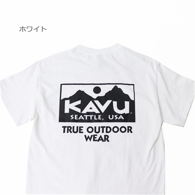 KAVU カブー カブー メンズ トゥルーロゴ Tシャツ 19822032