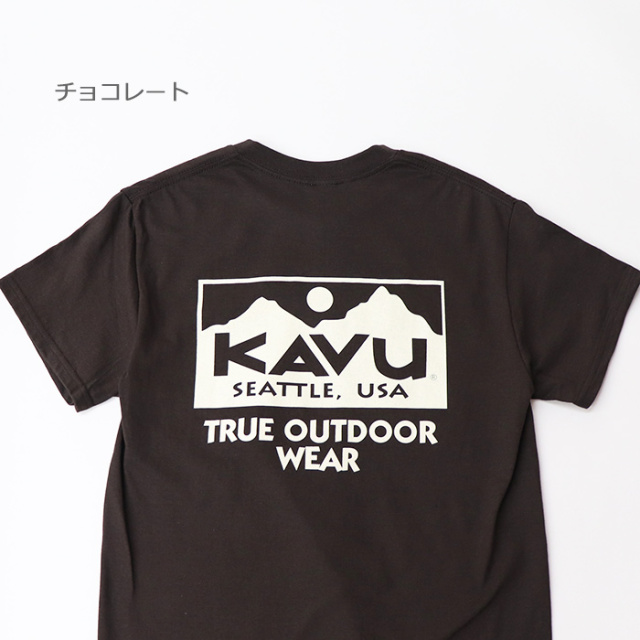KAVU カブー カブー メンズ トゥルーロゴ Tシャツ 19822032