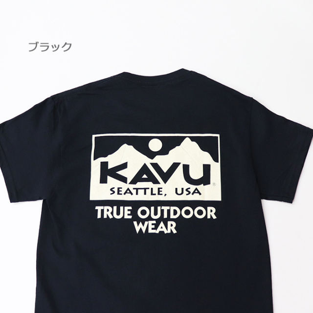 KAVU カブー カブー メンズ トゥルーロゴ Tシャツ 19822032