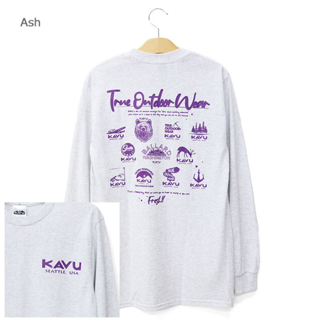 KAVU,カブー,メンズ,長袖Tシャツ,19822327