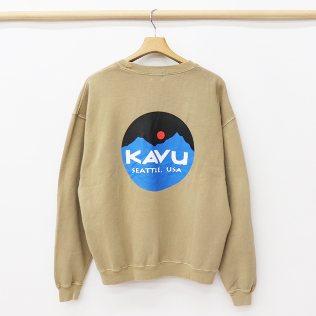 KAVU カブー カブー メンズ マウンテンロゴスウェット19823016