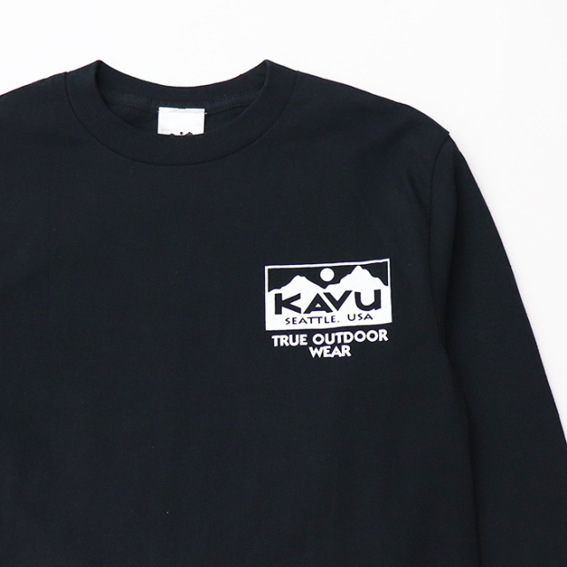 KAVU カブー カブー メンズ トゥルーロゴ ロングスリーブ Tシャツ 19823029