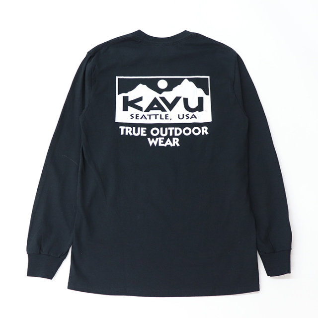 KAVU カブー カブー メンズ トゥルーロゴ ロングスリーブ Tシャツ 19823029