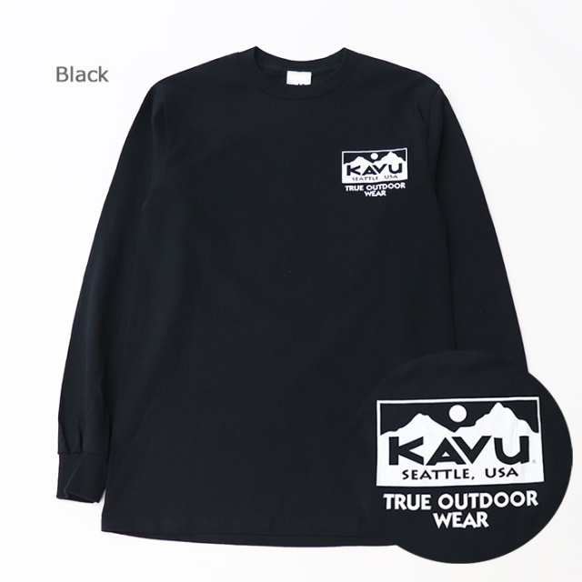 KAVU カブー カブー メンズ トゥルーロゴ ロングスリーブ Tシャツ 19823029