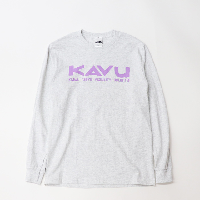 KAVU カブー カブー メンズ シンプルロゴ ロングスリーブ Tシャツ 19823030