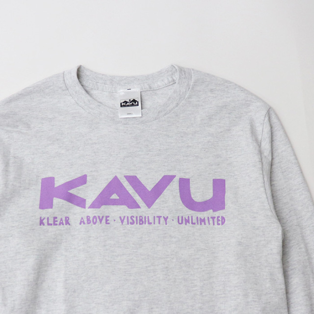 KAVU カブー カブー メンズ シンプルロゴ ロングスリーブ Tシャツ 19823030