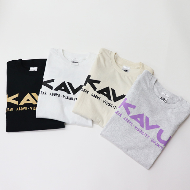 KAVU カブー カブー メンズ シンプルロゴ ロングスリーブ Tシャツ 19823030