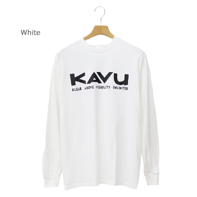 KAVU カブー カブー メンズ シンプルロゴ ロングスリーブ Tシャツ 19823030