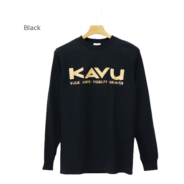KAVU カブー カブー メンズ シンプルロゴ ロングスリーブ Tシャツ 19823030