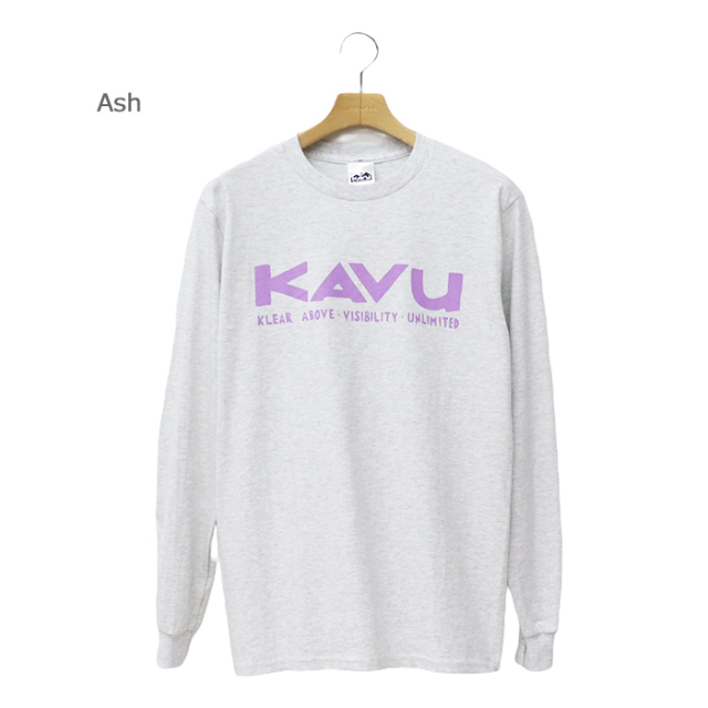 KAVU カブー カブー メンズ シンプルロゴ ロングスリーブ Tシャツ 19823030