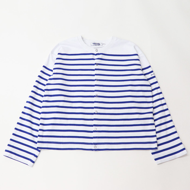 MONT KEMMEL モンケメル CREW CARDIGAN O/E BASQUE BORDER/ボーダーカーディガン MKL-000-251011