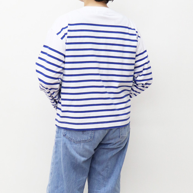 MONT KEMMEL モンケメル CREW CARDIGAN O/E BASQUE BORDER/ボーダーカーディガン MKL-000-251011