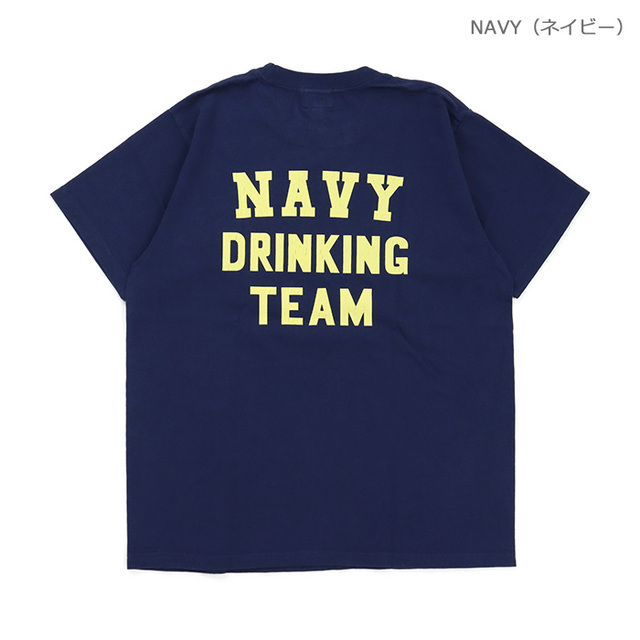 Pherrow's フェローズ プリント ポケットTシャツ NAVY DRINKING TEAM 26S-PPT2/NAVY