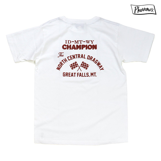 Pherrow's フェローズ プリントTシャツ ID-MT-WY CHAMPION 26S-PT13