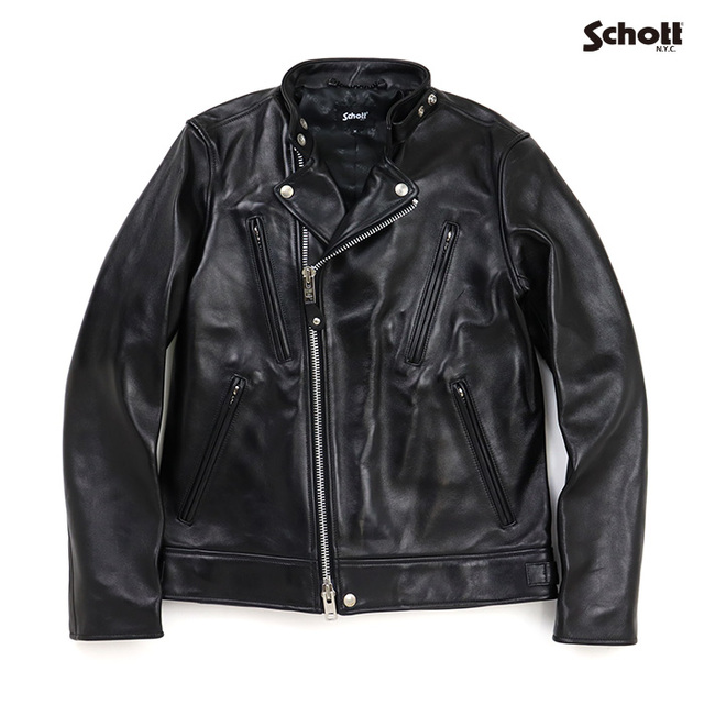 Schott ショット ジャケット NEW DOUBLE BREAST RIDERS ダブル ブレスト ライダース 3101048（782-5950010）