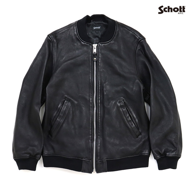 ■Schott ショット ジャケット LEATHER JACKET BOWERY レザージャケット バワリー MA-1 3101061（782-5950013）