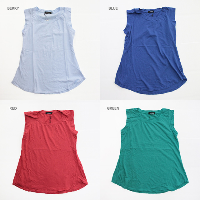 Cal Berries カルベリーズ レディース Coastal Tee ノースリーブカットソー 3540j001