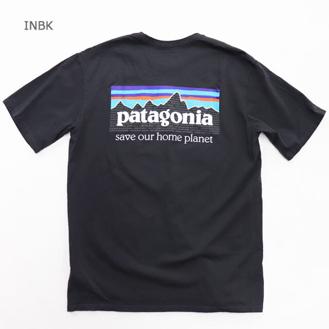 16年製 パタゴニア ポケット付き 両面 プリント 半袖 Tシャツ メンズ M 